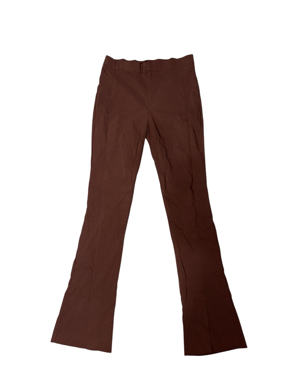 Zara Chocolate Brown Boot-Cut Flare Pants